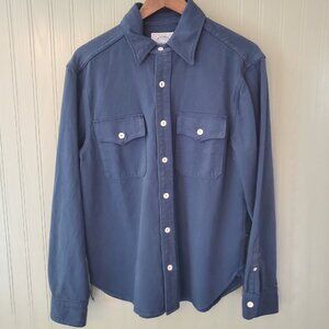 Freenote Cloth Scout Shirt in Mineral Blue